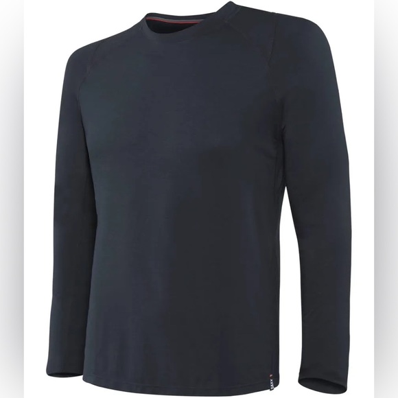 Saxx Other - NWOT Saxx Viewfinder Wool Blend Base Layer Long Sleeve Thermal Shirt Large Black